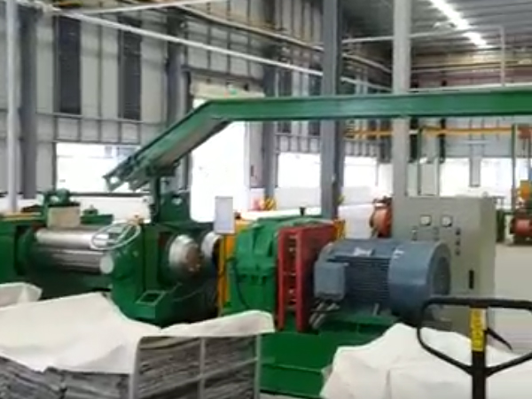 Mixing and rolling production line